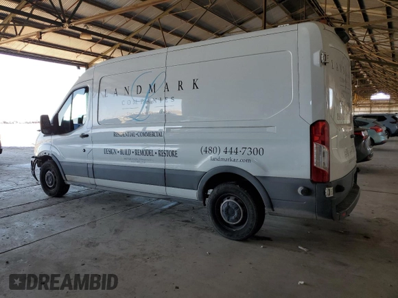 2018 Ford Transit with VIN 1FTYE2CV5JKA32231, listed as a Copart auction lot 54868154 with 164,468 mi miles and Salvage title. Bid and sale history available at DreamBid. Image 2.