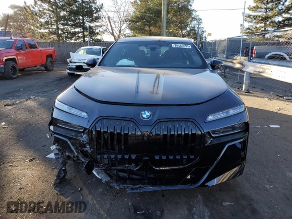 2023 BMW 7 Series 760i xDrive with VIN WBA33EJ0XPCM31466, listed as a Copart auction lot 79485593 with 12,374 mi miles and . Bid and sale history available at DreamBid. Image 5.