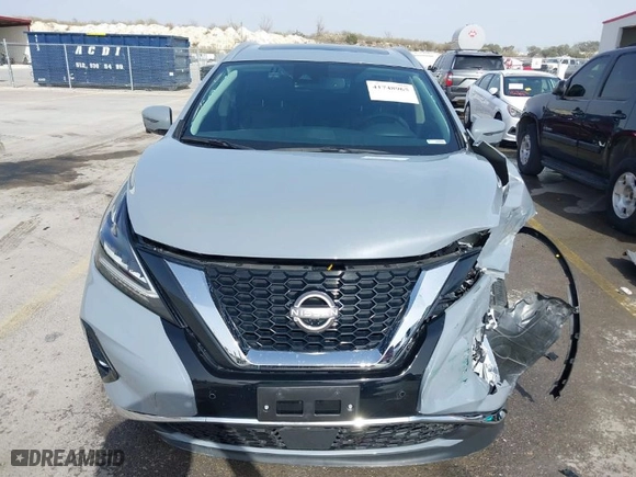 2023 Nissan Murano Platinum with VIN 5N1AZ2DJ6PC134735, listed as a IAAI auction lot 41748965 with 17,011 mi miles. Bid and sale history available at carsss.com. Image 17.