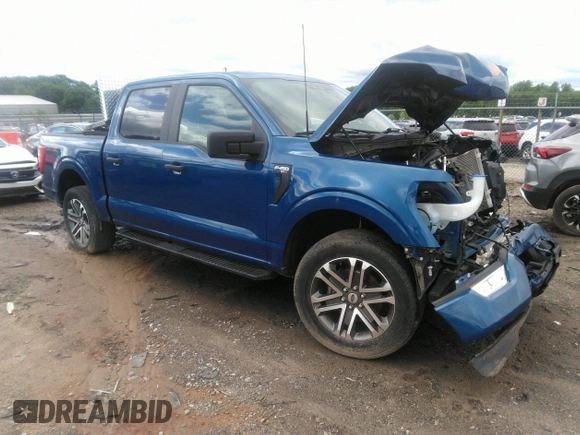 2022 Ford F-150 XL with VIN 1FTEW1EP3NKD77904, listed as a IAAI auction lot 42248838 with 88,961 mi miles and . Bid and sale history available at DreamBid. Image 1.