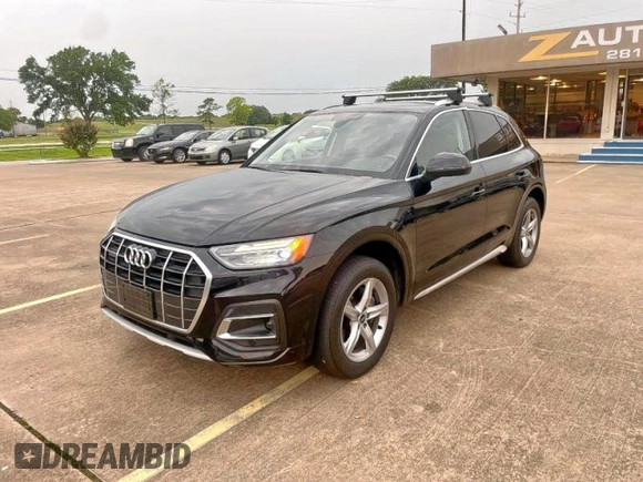 2021 Audi Q5 Premium z VIN WA1AAAFY8M2003513, wystawiony jako Copart lot #59569575 z przebiegiem 87 242 mil mil oraz Czysty tytuł • Clean title. Historia ofert i sprzedaży dostępna na DreamBid. Obrazek 2.