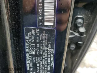 2015 Kia K900 Premium with VIN KNALU4D49F6026041, listed as a Copart auction lot 65393834 with 152,851 mi miles and Salvage Title. Bid and sale history available at carsss.com. Image 14.