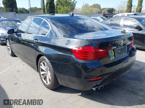 2016 BMW 5 Series 528i with VIN WBA5A5C53GD527019, listed as a IAAI auction lot 41625835 with 99,264 mi miles. Bid and sale history available at carsss.com. Image 3.