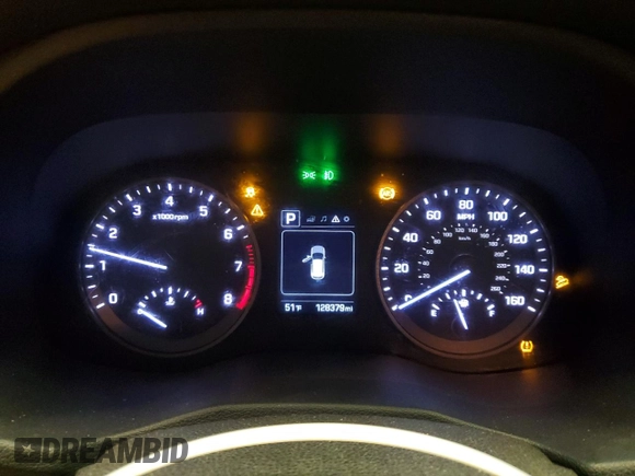 2018 Hyundai Tucson SEL with VIN KM8J3CA46JU734310, listed as a Copart auction lot 57978435 with 128,379 mi miles and Clean title. Bid and sale history available at DreamBid. Image 9.