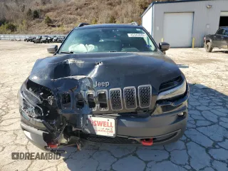 2021 Jeep Cherokee Trailhawk with VIN 1C4PJMBX6MD110109, listed as a Copart auction lot 45343445 with 93,124 mi miles and Salvage title. Bid and sale history available at DreamBid. Image 5.