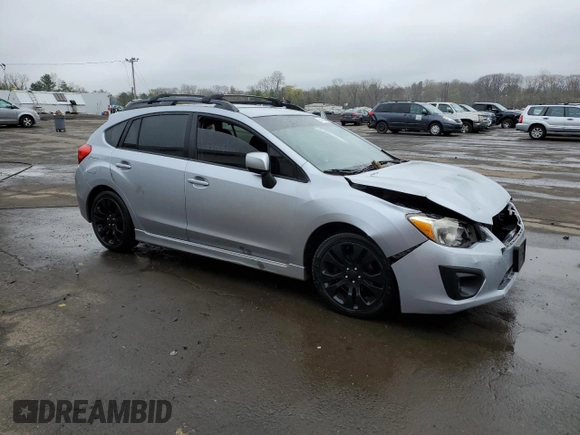 2014 Subaru Impreza Wagon 2.0i Sport Premium with VIN JF1GPAL6XE8272215, listed as a Copart auction lot 54124375 with Not Provided miles and Salvage Title. Bid and sale history available at carsss.com. Image 4.