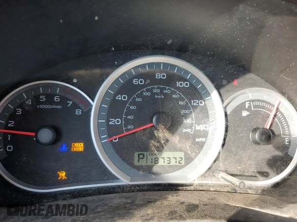 2008 Subaru Impreza Wagon (Natl) i w/Premium Pkg with VIN JF1GH61628H809581, listed as a Copart auction lot 83261394 with 187,372 mi miles and Clean Title. Bid and sale history available at carsss.com. Image 9.