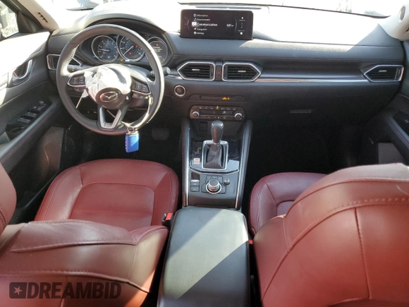 2024 Mazda CX-5 2.5 S Carbon Edition with VIN JM3KFBCL1R0449541, listed as a Copart auction lot 85809634 with 15,480 mi miles and Salvage Title. Bid and sale history available at carsss.com. Image 8.