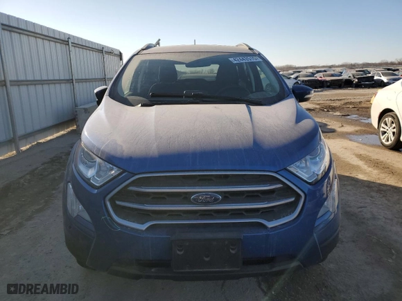 2022 Ford EcoSport SE with VIN MAJ6S3GL8NC458886, listed as a Copart auction lot 42443515 with 1,377 mi miles and Salvage Title. Bid and sale history available at carsss.com. Image 5.