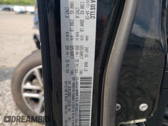 2020 Jeep Compass Latitude с VIN 3C4NJDBB7LT135136, выставлен на аукционе Copart как лот 55781885 с пробегом 54 830 миль миль и Списание • Salvage title. История ставок и продаж доступна на DreamBid. Изображение 13.