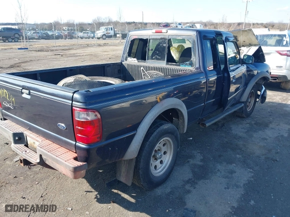 2003 Ford Ranger XL Fleet with VIN 1FTZR45E43TA17220, listed as a IAAI auction lot 41531234 with 127,151 mi miles. Bid and sale history available at carsss.com. Image 4.