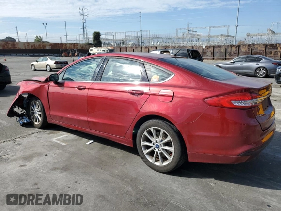 2017 Ford Fusion SE with VIN 3FA6P0H72HR408024, listed as a Copart auction lot 47261235 with 73,595 mi miles and Salvage Title. Bid and sale history available at carsss.com. Image 2.