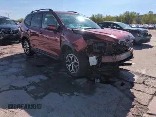 2019 Subaru Forester Premium with VIN JF2SKAGC3KH590936, listed as a Copart auction lot 56383735 with 61,392 mi miles and Salvage title. Bid and sale history available at DreamBid. Image 15.