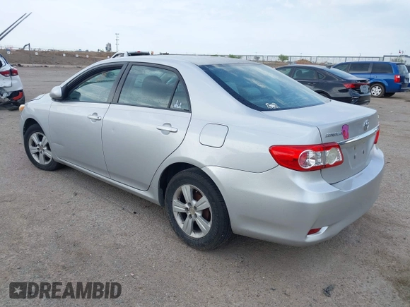 2011 Toyota Corolla L with VIN 2T1BU4EEXBC571707, listed as a IAAI auction lot 41884755 with 200,210 mi miles. Bid and sale history available at carsss.com. Image 3.