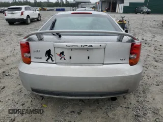 2000 Toyota Celica GT with VIN JTDDR32T9Y0037253, listed as a Copart auction lot 58602215 with Not provided miles and Salvage title. Bid and sale history available at DreamBid. Image 6.