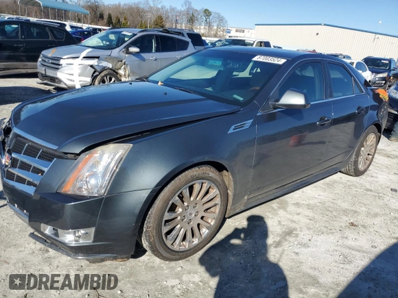 2010 Cadillac CTS Premium with VIN 1G6DP5EV6A0101577, listed as a Copart auction lot 87003524 with Not provided miles and Salvage title. Bid and sale history available at DreamBid. Image 1.