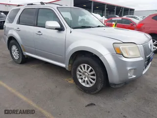 2010 Mercury Mariner Premier with VIN 4M2CN8H71AKJ14877, listed as a IAAI auction lot 41609202 with 232,706 mi miles. Bid and sale history available at carsss.com. Image 1.