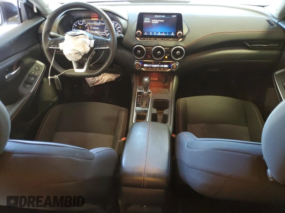 2024 Nissan Sentra SR with VIN 3N1AB8DV7RY341467, listed as a Copart auction lot 43275875 with 9,577 mi miles and Salvage title. Bid and sale history available at DreamBid. Image 8.