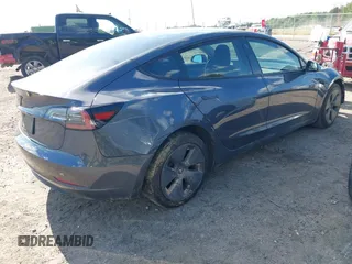 2023 Tesla Model 3 with VIN 5YJ3E1EA0PF473754, listed as a IAAI auction lot 42351494 with Not provided miles and . Bid and sale history available at DreamBid. Image 4.