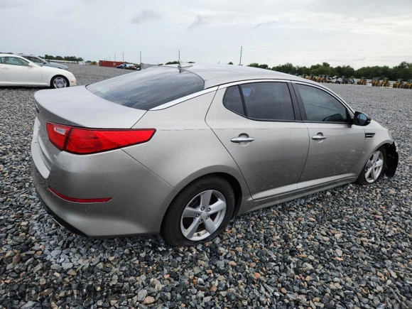 2014 Kia Optima LX with VIN 5XXGM4A76EG342533, listed as a Copart auction lot 59279775 with 108,598 mi miles and Salvage title. Bid and sale history available at DreamBid. Image 3.