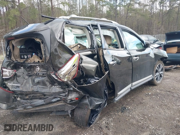 2017 Nissan Pathfinder S with VIN 5N1DR2MM5HC623250, listed as a IAAI auction lot 41867920 with 82,861 mi miles and . Bid and sale history available at DreamBid. Image 4.