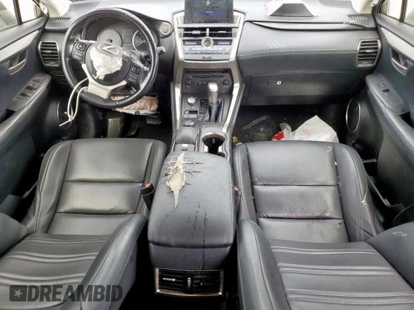 2015 Lexus NX 200t with VIN JTJYARBZ7F2013502, listed as a Copart auction lot 60118745 with Not provided miles and Salvage title. Bid and sale history available at DreamBid. Image 8.