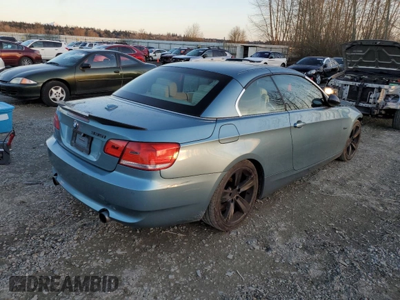 2008 BMW 3 Series 335i with VIN WBAWL73528PX51778, listed as a Copart auction lot 45417535 with 82,553 mi miles and Salvage Title. Bid and sale history available at carsss.com. Image 3.