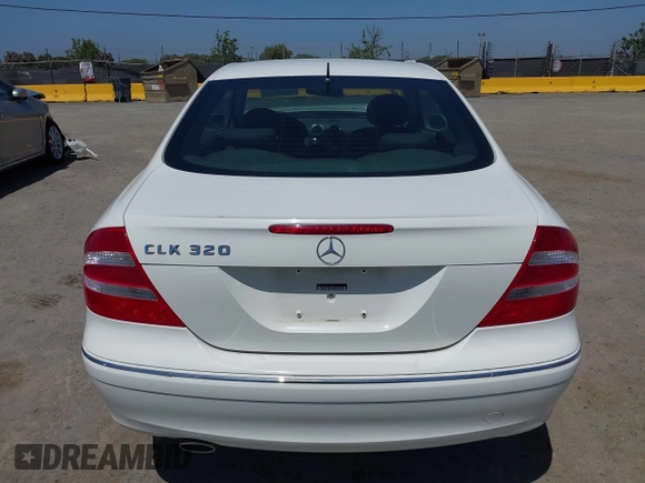 2004 Mercedes-Benz CLK 320 with VIN WDBTJ65JX4F110425, listed as a IAAI auction lot 42207497 with 92,851 mi miles and . Bid and sale history available at DreamBid. Image 16.