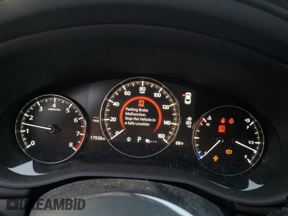 2023 Mazda 3 S Preferred with VIN 3MZBPACM8PM354054, listed as a Copart auction lot 79035094 with 17,928 mi miles and Salvage Title. Bid and sale history available at DreamBid. Image 9.