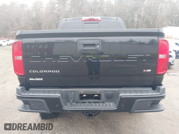 2021 Chevrolet Colorado 4WD Z71 with VIN 1GCGTDEN8M1226062, listed as a IAAI auction lot 41723424 with 20,956 mi miles and . Bid and sale history available at DreamBid. Image 16.