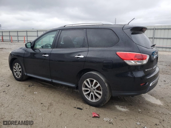 2016 Nissan Pathfinder S with VIN 5N1AR2MN7GC653666, listed as a Copart auction lot 41698755 with 123950 miles and Salvage Title. Bid and sale history available at carsss.com. Image 2.