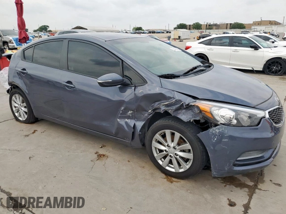 2014 Kia Forte LX with VIN KNAFX4A62E5219694, listed as a Copart auction lot 53436425 with 162,888 mi miles and Salvage Title. Bid and sale history available at carsss.com. Image 4.
