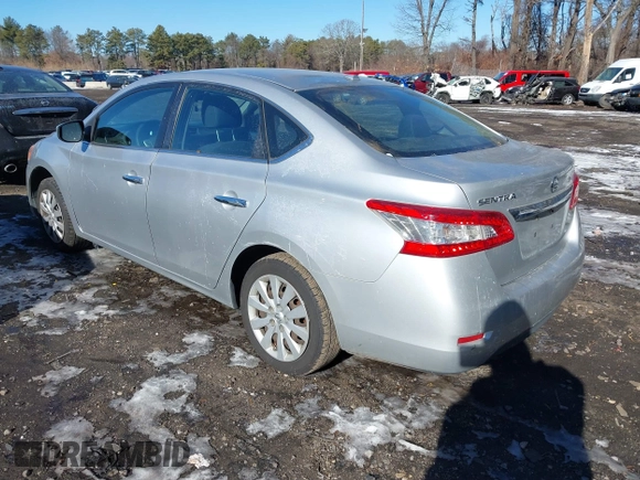 2015 Nissan Sentra S with VIN 3N1AB7AP0FY350992, listed as a IAAI auction lot 41437260 with 154,706 mi miles and . Bid and sale history available at DreamBid. Image 3.