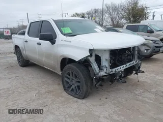 2023 Chevrolet Silverado 1500 Custom with VIN 3GCPDBEK3PG358157, listed as a IAAI auction lot 41748227 with 38,139 mi miles and . Bid and sale history available at DreamBid. Image 1.