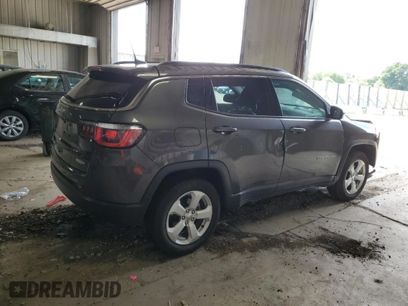 2020 Jeep Compass Latitude with VIN 3C4NJDBB9LT133503, listed as a Copart auction lot 63713255 with 53,373 mi miles and Non repairable. Bid and sale history available at DreamBid. Image 3.