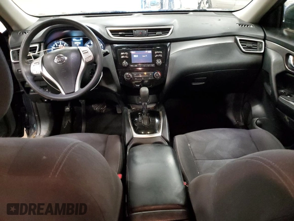 2016 Nissan Rogue SV with VIN KNMAT2MV6GP665239, listed as a Copart auction lot 47032235 with 76,396 mi miles and Clean Title. Bid and sale history available at carsss.com. Image 8.