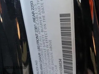 2017 Audi A3 Premium Plus z VIN WAUJ8GFF5H1034634, wystawiony jako Copart lot #50577585 z przebiegiem 89 230 mil mil oraz Szkoda całkowita • Salvage title. Historia ofert i sprzedaży dostępna na DreamBid. Obrazek 12.