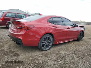2020 Acura TLX w/A-Spec Pkg with VIN 19UUB3F62LA801635, listed as a Copart auction lot 79255494 with 64,464 mi miles and Salvage Title. Bid and sale history available at carsss.com. Image 3.