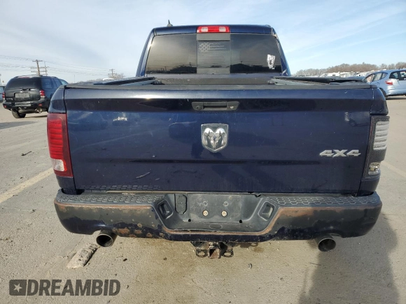 2014 Ram 1500 Sport with VIN 1C6RR7HT0ES252385, listed as a Copart auction lot 88804585 with 152,260 mi miles and Salvage title. Bid and sale history available at DreamBid. Image 6.