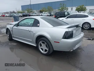 1999 Ford Mustang GT with VIN 1FAFP42X0XF215981, listed as a IAAI auction lot 41806677 with 152,295 mi miles. Bid and sale history available at carsss.com. Image 3.