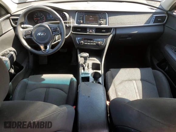 2016 Kia Optima LX with VIN 5XXGT4L38GG112895, listed as a Copart auction lot 52201095 with 117,689 mi miles and Salvage Title. Bid and sale history available at carsss.com. Image 8.