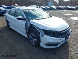 2020 Honda Civic Sedan LX with VIN 2HGFC2F64LH568374, listed as a IAAI auction lot 41597427 with 117,661 mi miles. Bid and sale history available at carsss.com. Image 6.