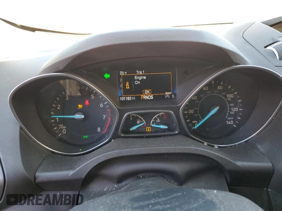 2017 Ford Escape SE with VIN 1FMCU0GD8HUA89018, listed as a Copart auction lot 45302875 with 101,182 mi miles and Salvage Title. Bid and sale history available at carsss.com. Image 9.
