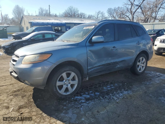2009 Hyundai Santa Fe SE with VIN 5NMSH13E49H238428, listed as a Copart auction lot 88293925 with 195,173 mi miles and Salvage Title. Bid and sale history available at carsss.com. Image 1.