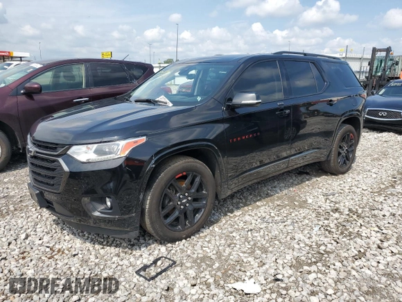 2018 Chevrolet Traverse Premier with VIN 1GNERKKW0JJ177109, listed as a Copart auction lot 61744104 with 135,533 mi miles and Salvage Title. Bid and sale history available at carsss.com. Image 1.