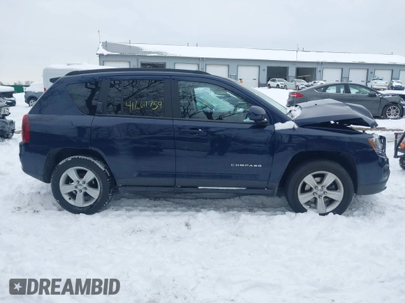 2017 Jeep Compass High Altitude with VIN 1C4NJDEB0HD106845, listed as a IAAI auction lot 41261759 with 76,630 mi miles. Bid and sale history available at carsss.com. Image 13.
