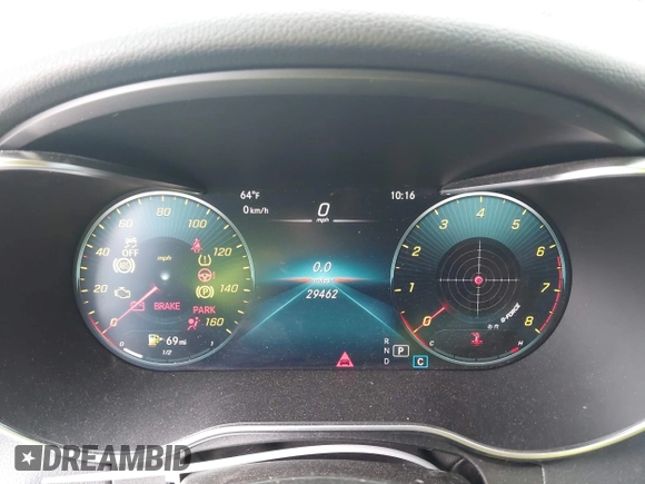 2021 Mercedes-Benz C 300 with VIN W1KWF8DB7MR647862, listed as a IAAI auction lot 42183785 with 29,462 mi miles and . Bid and sale history available at DreamBid. Image 7.