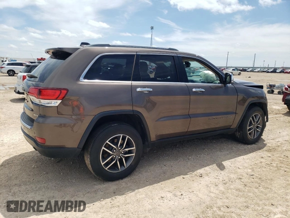 2020 Jeep Grand Cherokee Limited with VIN 1C4RJFBG7LC122696, listed as a Copart auction lot 55176195 with 12,144 mi miles and Salvage title. Bid and sale history available at DreamBid. Image 3.