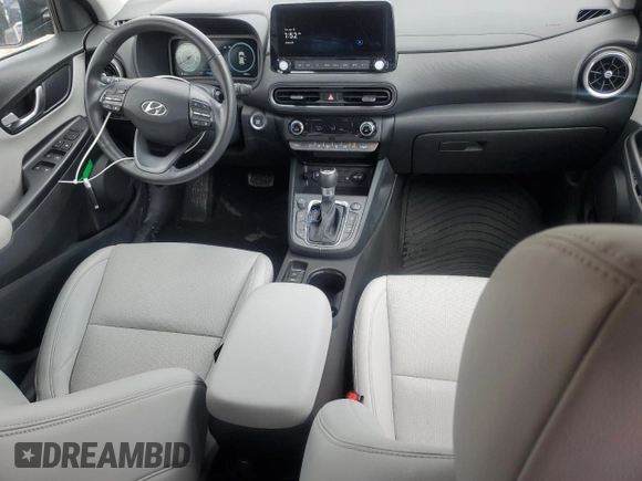 2022 Hyundai Kona Limited with VIN KM8K5CA32NU844461, listed as a Copart auction lot 52772795 with 18,251 mi miles and Salvage Title. Bid and sale history available at DreamBid. Image 8.