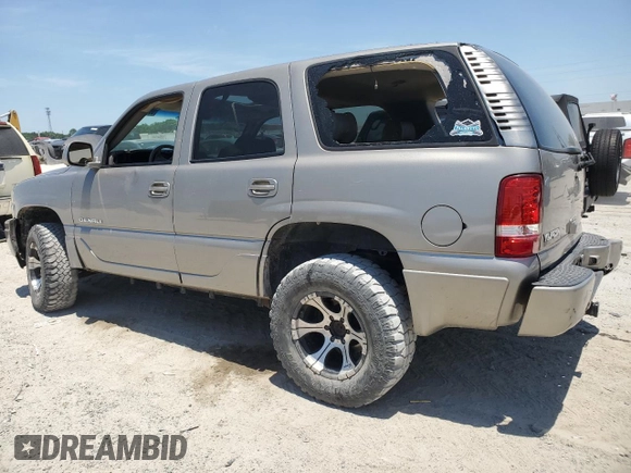 2001 GMC Yukon Denali z VIN 1GKEK63U41J314185, wystawiony jako Copart lot #58430005 z przebiegiem Nie podano mil oraz Szkoda całkowita • Salvage title. Historia ofert i sprzedaży dostępna na DreamBid. Obrazek 2.
